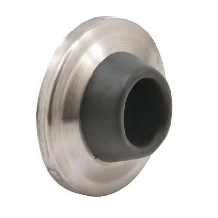 Prime-Line 2-15/16 in. Brushed Stainless, Wall Door Stop J 4540